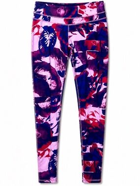 Lucy Activewear leggings, pink and purple print
